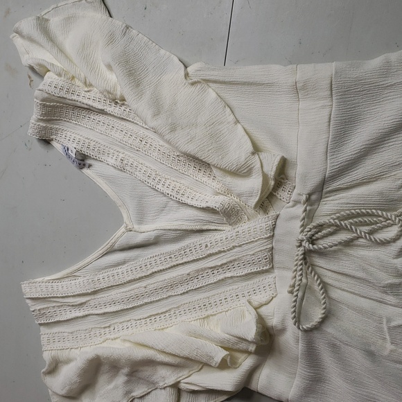 Baltic Born Womens The Jennifer Deep Babydoll V Maxi Dress Size S Wedding Boho - Picture 15 of 16